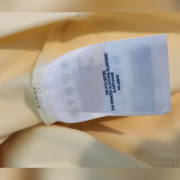 Women's Lands' End Yellow Athletic Skort, Size M - Picture 3 of 10